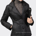 recycled outdoor wear Rpet winter jacket for women Eco friendly ladies tailored warm jacket short body blazer quilted